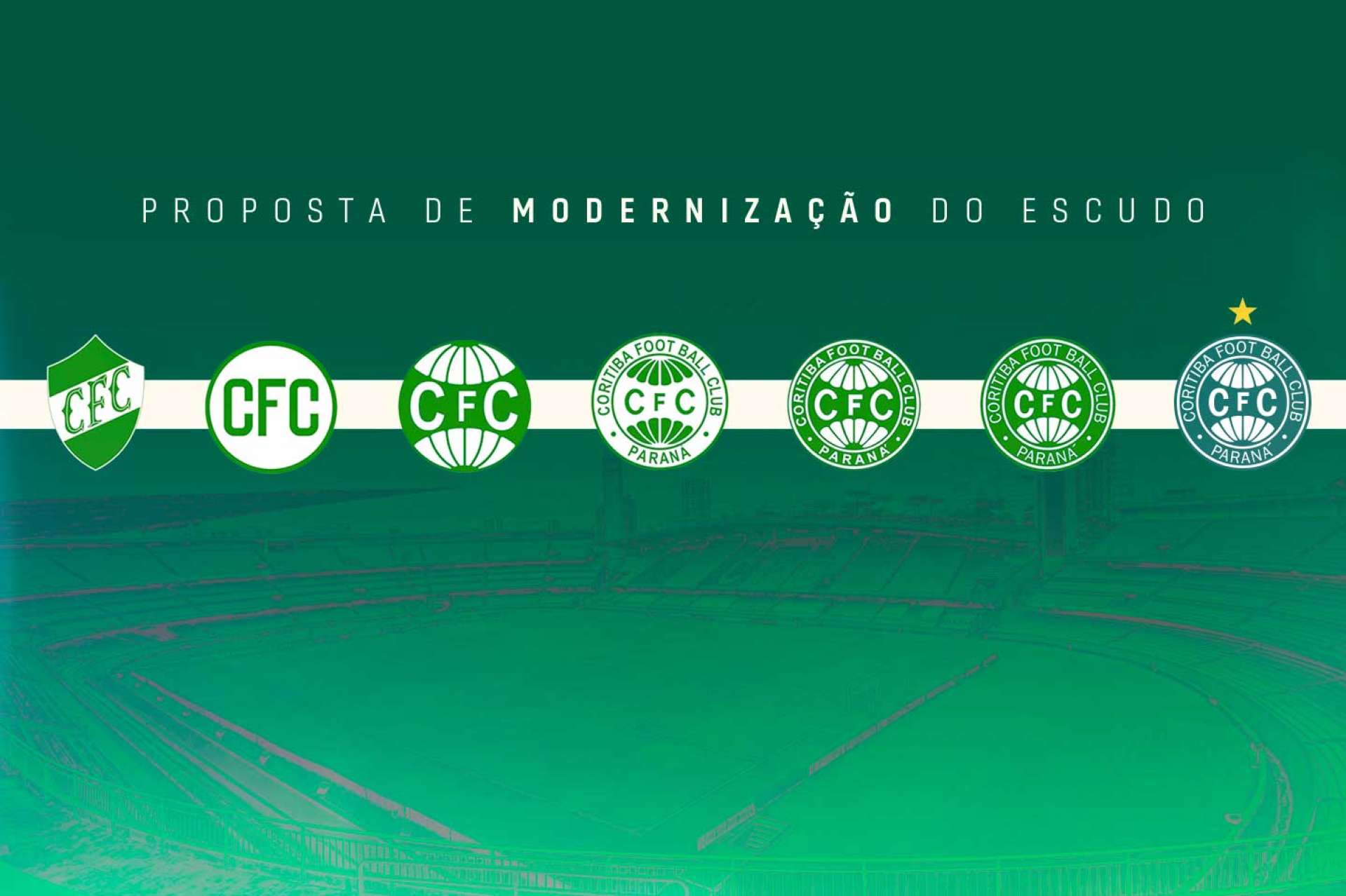Coritiba prope modernizao do escudo